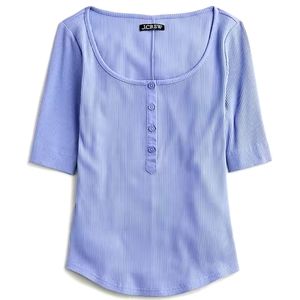 J crew vintage rib henley t-shirt